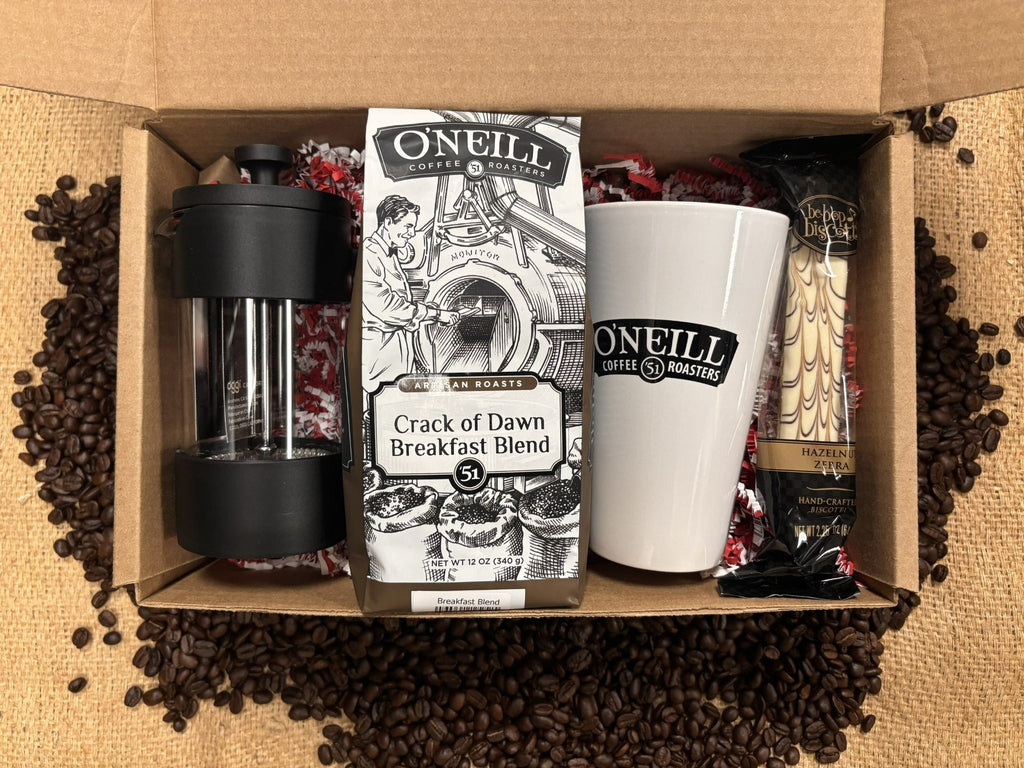 French Press Gift Box Gifts by O'Neill Coffee